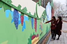 영동 용두공원 가는 길, 포도향길 새단장 