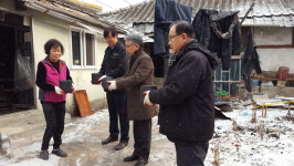 충주주덕 송원요양병원 김종순 회장, 사랑의 연탄 1천장 전달