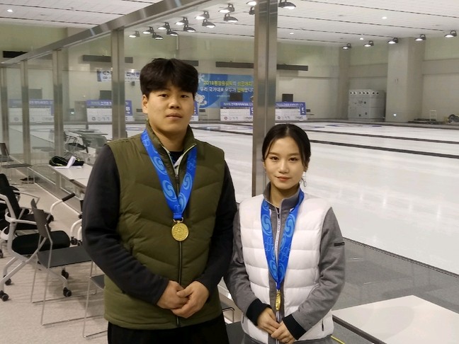 김경애-성지훈 조, 동계체전 컬링 믹스더블 우승... 김지윤-정병진 조에 10-7 제압