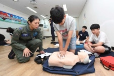 공군 가족 대상 CPR 교육
