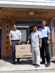 희성정보통신, 문백 월호경로당에 가스레인지 기증