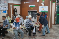 옥천농협, 조합원·지역주민 위한 무더위 쉼터 호응