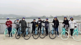 충주교육지원청 중원의 살터-한강 자전거 탐방 실시