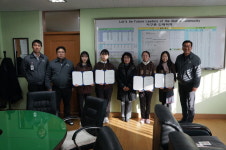 ㈜인팩 충주중산고에 장학금 전달