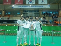 청주대 펜싱부 우승