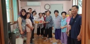 호암직동주민자치위원회, 경로당 13곳 위문활동