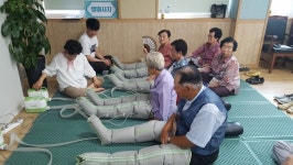 보은군 자원봉사센터, 탄부면노인복지대학에서 연합봉사 실시