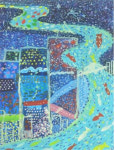 금강사랑 그림 그리기 대상에 빛나는 금강의 밤