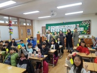 옥천 삼양초 이색 교통안전 캠페인 눈길