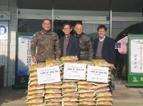 보은군 연말 라면·쌀 기탁 릴레이