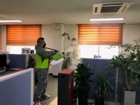 옥천군 자원봉사센터, 코로나19 확산 방지 팔 걷어