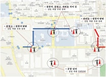 14일 오전 청주 흥덕경찰서~파비뇽 교통 통제