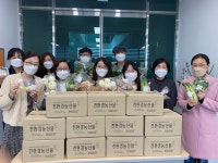 청주오창호수도서관, 친환경농산물 팔아주기