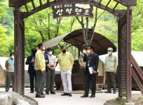 국립공원공단 권경업 이사장 소백산 남천야영장 찾아