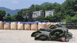 충북도민체전 대비 옥천고 운동장·테니스장정비 소음 수업방해 우려