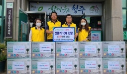 청주 사직2동, 취약계층 선풍기 전달