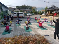 증평군, 9988행복나누미 들썩들썩 돗자리 경로당 운영