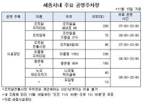 행정수도 세종서 시행되는 이상한 공영주차장 조례