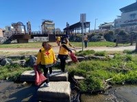 옥천군적십자봉사회, 세계 물의 날 금구천 환경정화 추진