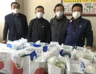 청주 성화개신죽림동, 경로당에 마스크 8천500장 전달