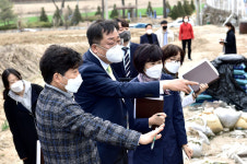 이상천 제천시장, 지난해 수해피해 현장 방문