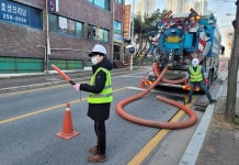 명암약수터 등 우기 취약지역 빗물받이 보수