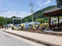 단양군 대강면 노인회, 환경정화 활동 구슬땀