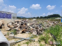 옥천테크노밸리 건축공사 안전 소홀