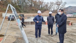 조길형 충주시장, 충주시립노인요양원 건립 현장 방문