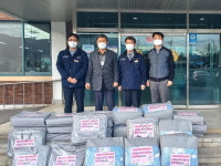 영동군 용산면에 넘실대는 사랑의 물결