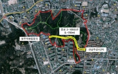 청주시, 청주우편집중국~산남주공1단지삼거리 도로개설 착수