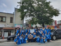 청주 운천신봉동·통장협의회 휴가철 맞이 대청소