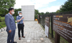 이범석 청주시장, 문암생태공원 반려견 놀이터 점검