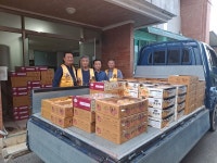 충주 노은라이온스클럽, 사회복지시설에 복숭아 전달