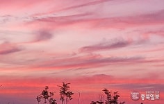 렌즈세상 - 청주의 서쪽하늘