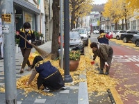 청주 운천동·도시재생협동조합, 운리단길 청소