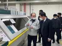 이재영 증평군수, 아비코테크(주) 기업 방문