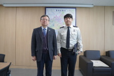 충북도소방본부, 송병진 소방교 도지사 표창 수여