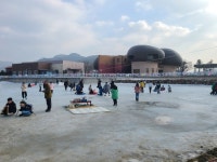 괴산 청천면 솔맹이마을 청년연합회, 썰매장 개장