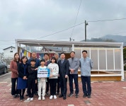 동서발전, 음성 평곡초에 6.0㎾급 태양광 쉼터 설치