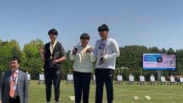 충주 중원중 양궁부 조성윤, 전국종별선수권양궁대회 석권