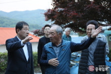 현장 밀착, 감성 행정 펼치는 이재영 증평군수