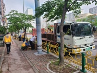 서충주라이온스클럽, 서충주신도시 인도변 화단 조성