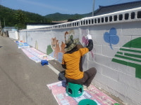 영동군 호탄리 우리 마을 벽화 어때요