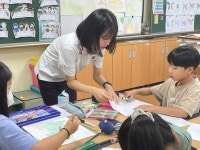 충주 예성여고 학생, 남한강초에서 수업 실연 경험