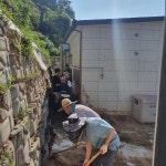 국민의힘 서원당협, 청주시 남이면서 수해복구 구슬땀