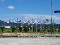 충주 신니면 주민자치위, 태극기 동산 조성