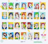 보은 동네 한 바퀴 팝아트 인물화 전시회