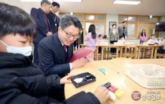 오석환 교육부 차관, 청주 창리초서 늘봄학교 준비상황 점검