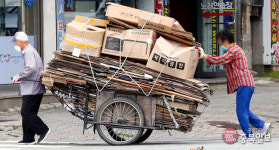 청주시, 폐지 줍는 노인 일제조사 실시